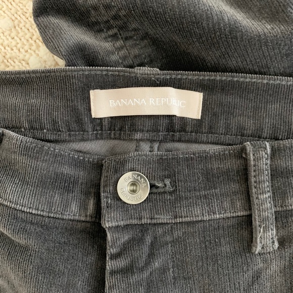 Banana Republic Gray Ankle Zip Skinny Cords - Picture 5 of 6